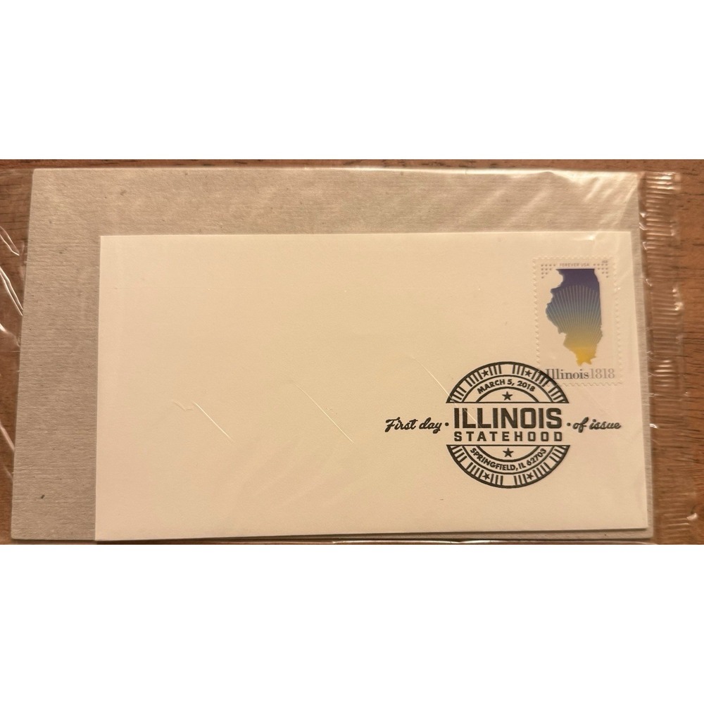 5274 Illinois Statehood FDC First Day Cover 2018‎ Sealed New